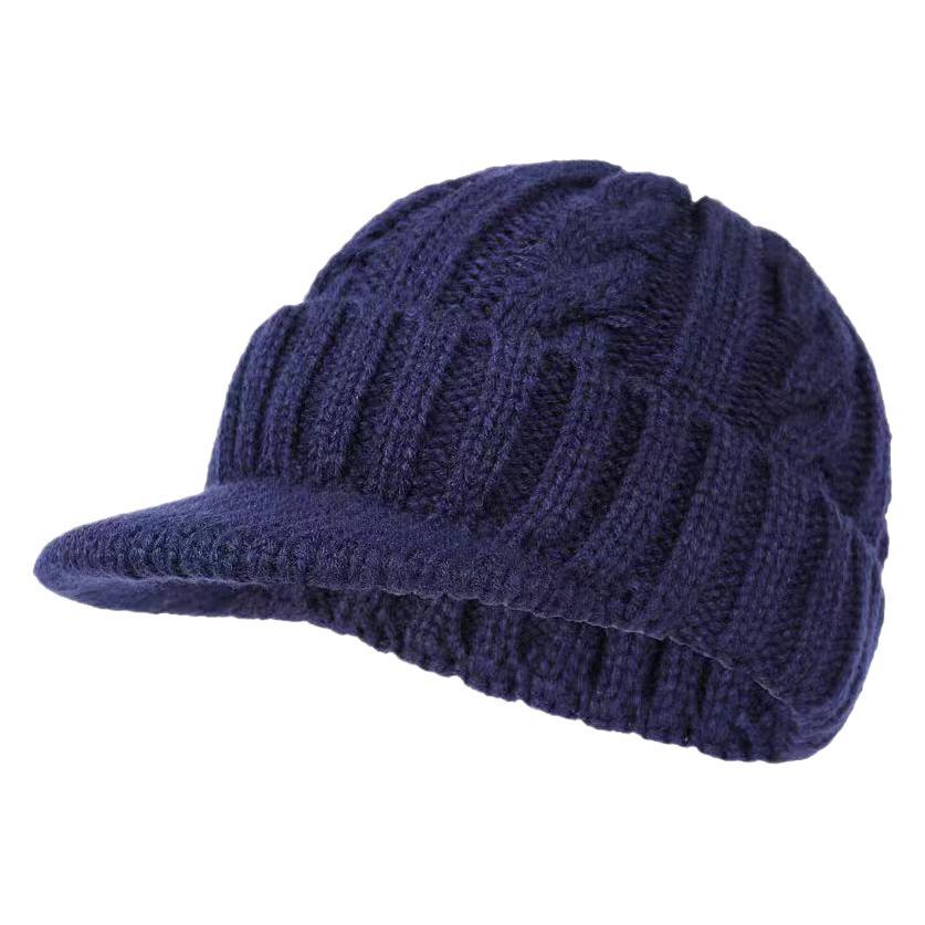 Wholesale Winter Warm Knitted Outdoor Cold-proof Duck Tongue Pullover Earmuffs Wool Hat