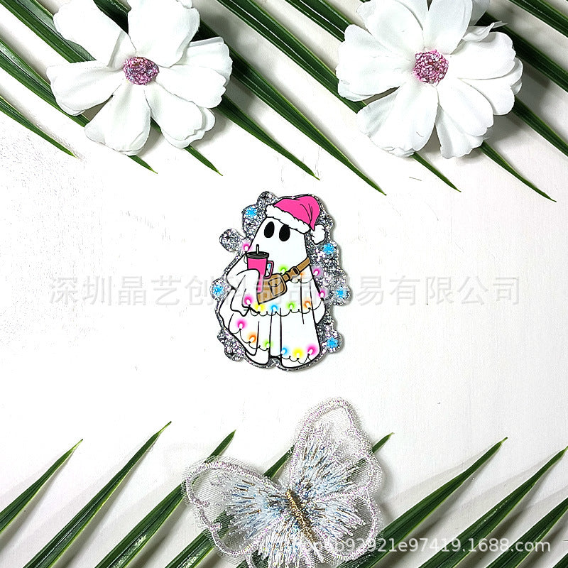 Wholesale 10pcs/pack Halloween sequin acrylic DIY accessories