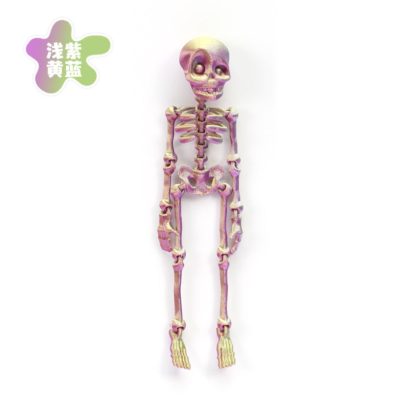 Wholesale  printable skeleton toy with magnetic joints movable