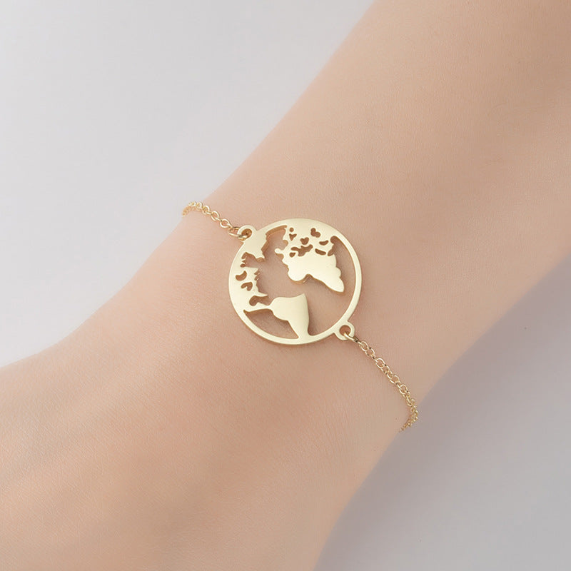 Wholesale Geometric Star Moon Love Bracelet