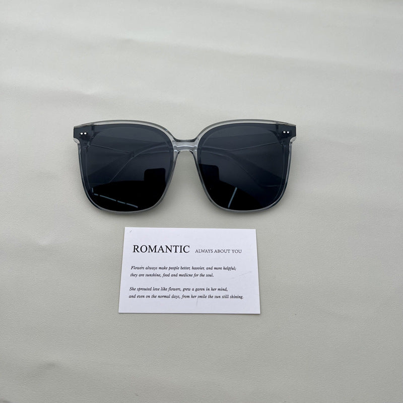 Wholesale Large frame square sunglasses for men and women with UV protection