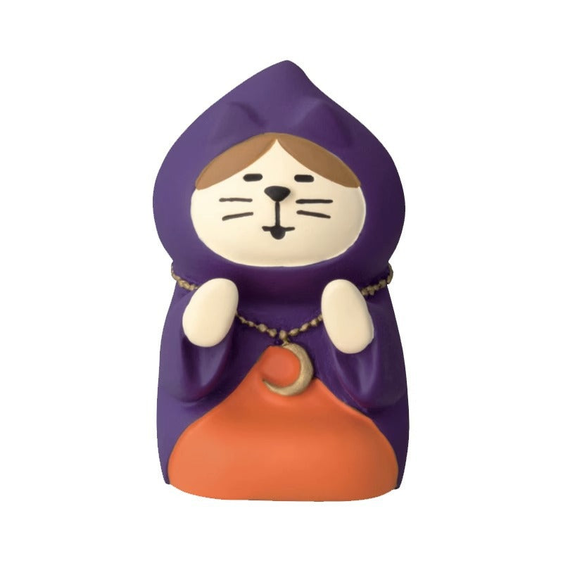 Wholesale  Themed Clown Cat Pumpkin Miniature Resin Scene Ornament For Home Decor Gift