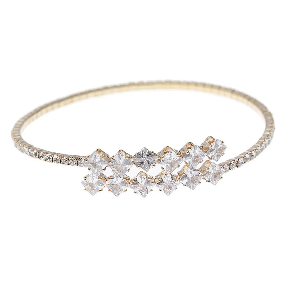 Wholesale Claw Chain Snake Rhinestone Simple Evening Fashion Zircon Bracelet