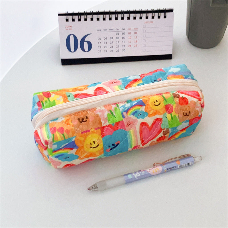 Wholesale Cotton Floral Pencil Case