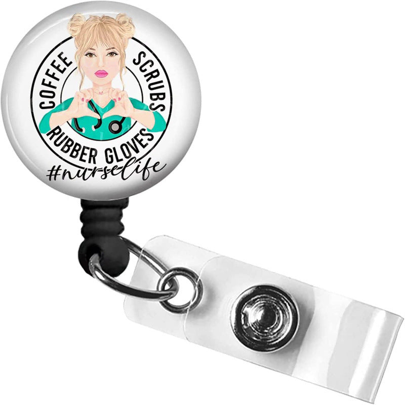 Wholesale ABS Rainbow Retractable Easy Pull Keychain