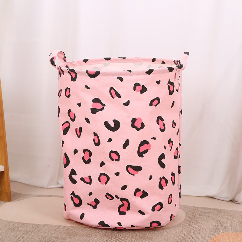 Wholesale Cotton and Linen Foldable Waterproof Storage Bucket