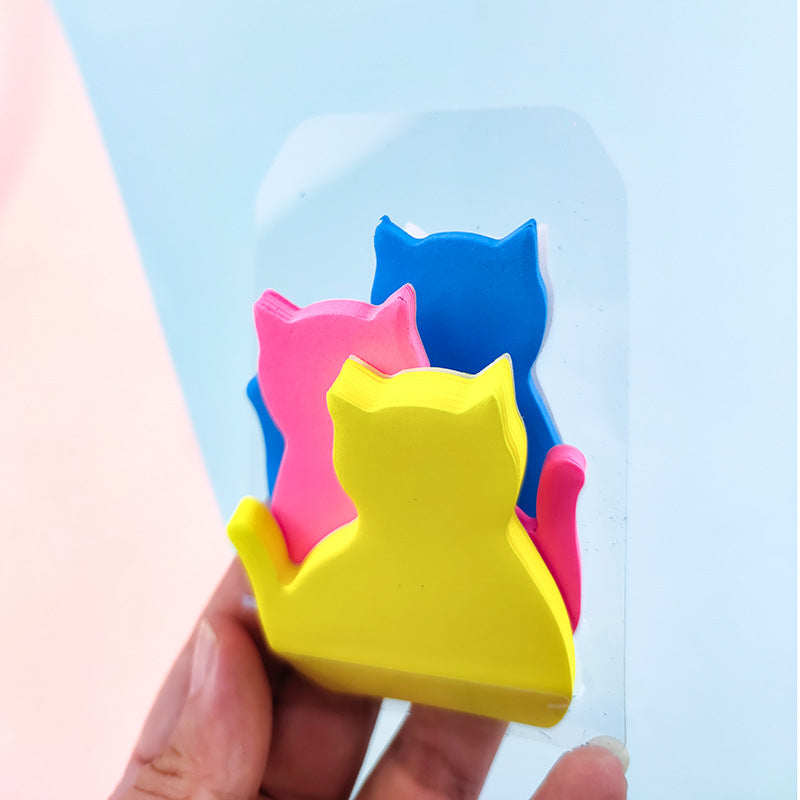 Wholesale 10 PCS  Three Kittens Paper Sticky Notes