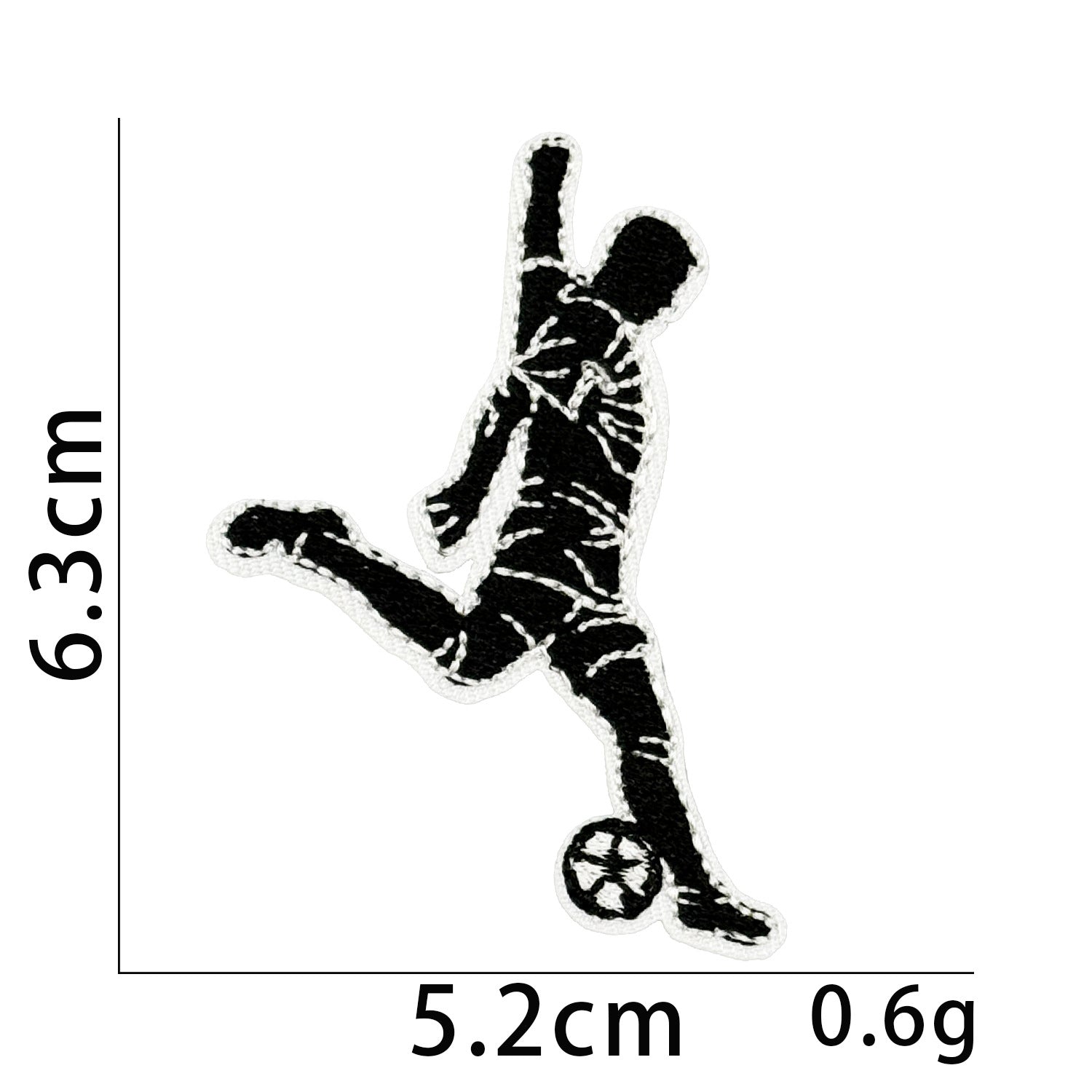 Wholesale 10pcs Sports Football  embroidered patch