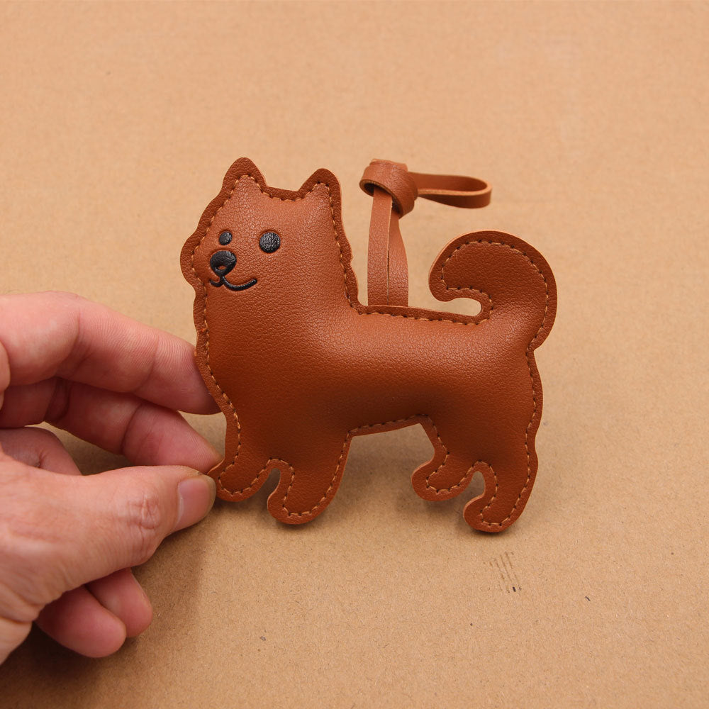 Wholesale Trendy Korean Style Artificial Leather Animal Pendant Bag Charm Decorative Fashion Accessory For Bags And Keychains