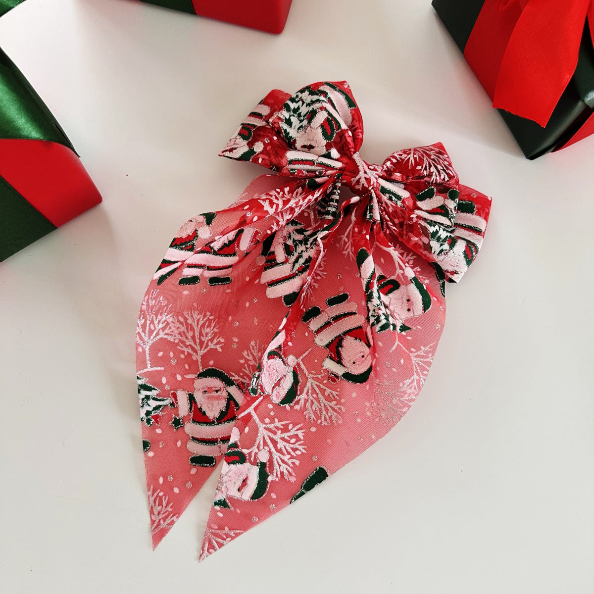 Wholesale Christmas hair accessories spring clip snowman hair clip holiday gift headdress