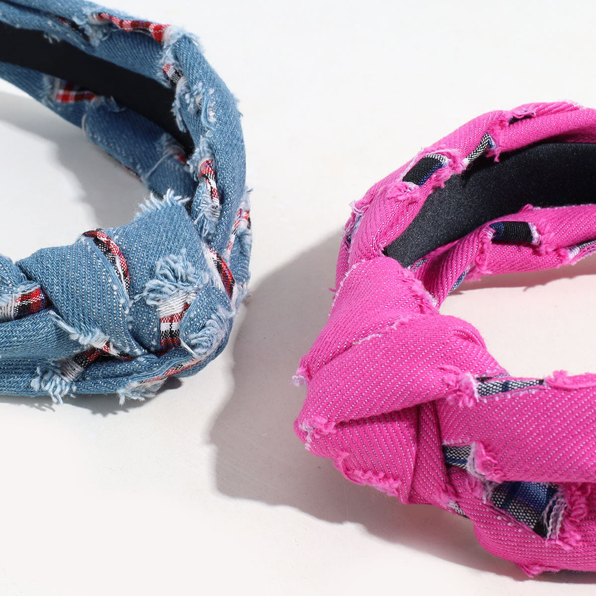 Wholesale Vintage Denim Knotted Headbands