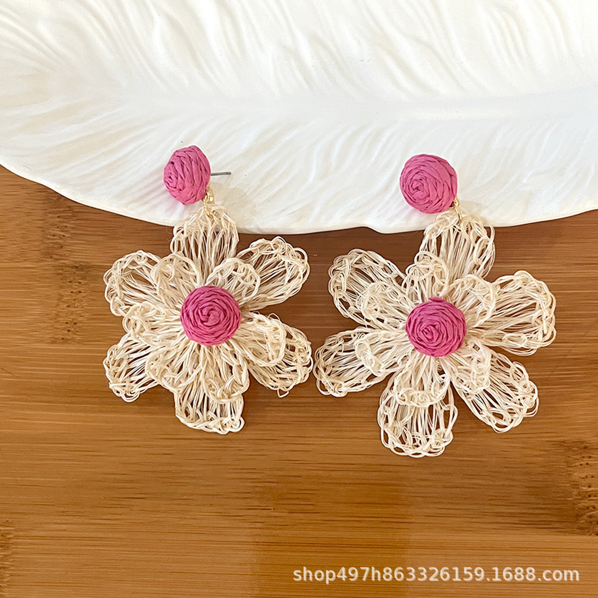 Wholesale Bohemian Flower Earrings