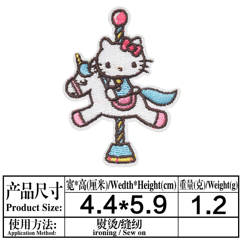 Wholesale cartoon cloth stickers cute DIY patch OLY Exclusive