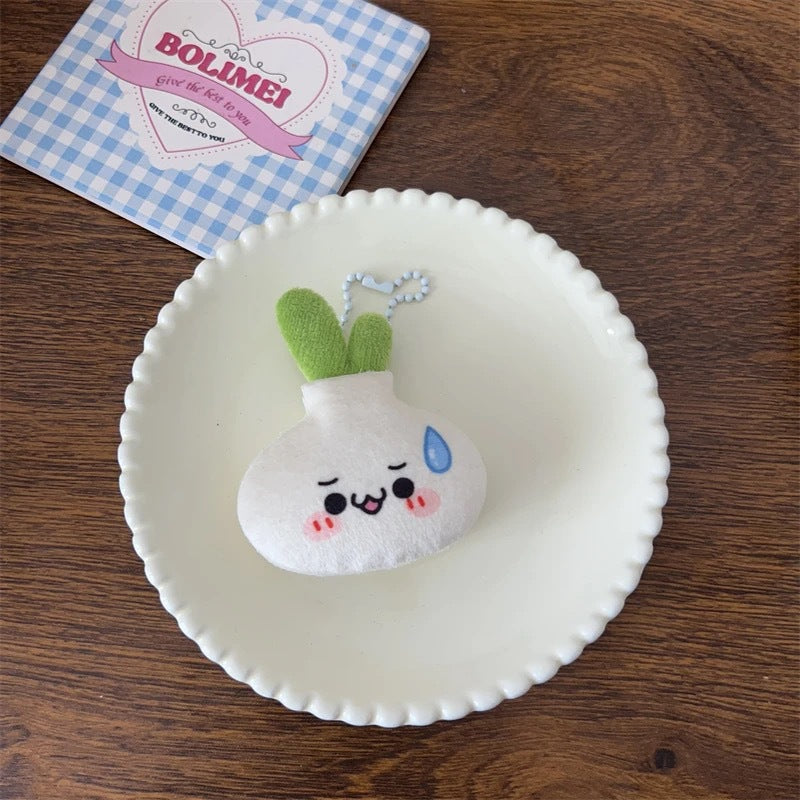 Wholesale Fun cartoon vegetables and fruits keychain