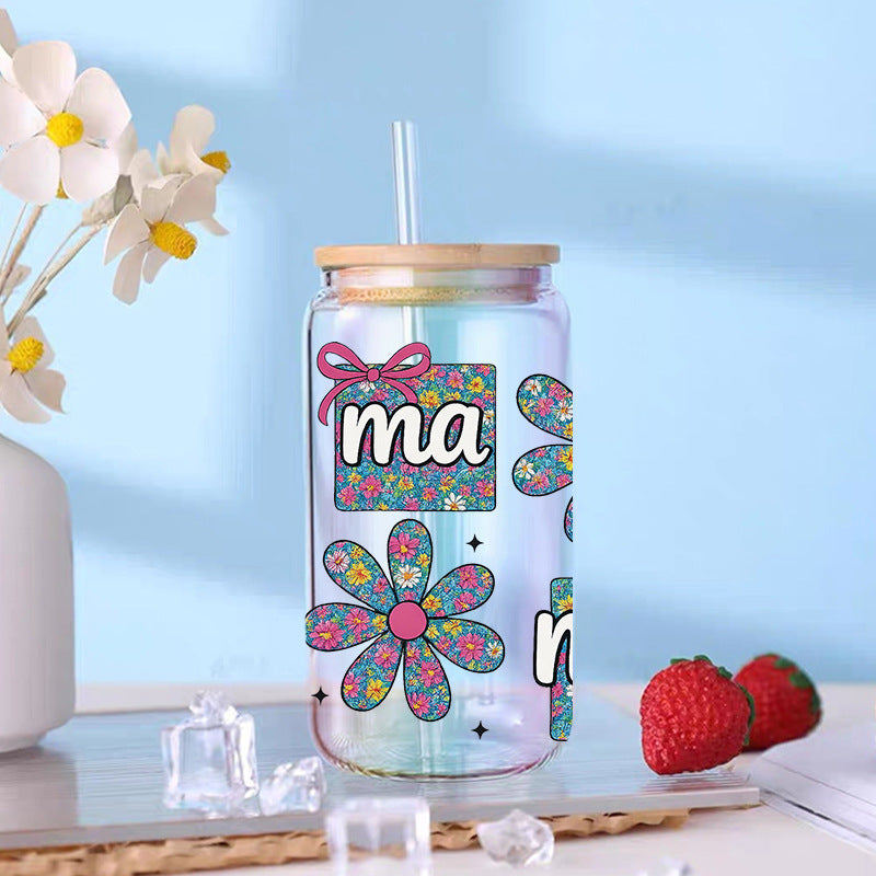 Wholesale  Christmas tree 16oz Cup UV DTF Wraps