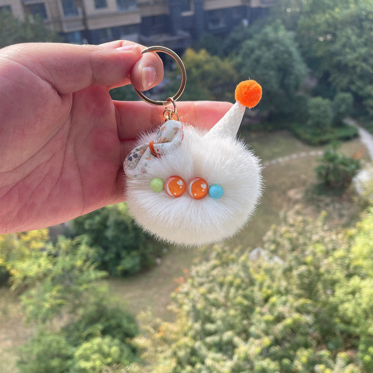 Wholesale Cute Stupid Plush Ice Cream Keychain