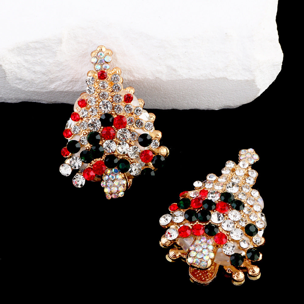 Wholesale Santa Christmas Tree Straight Hole Beads