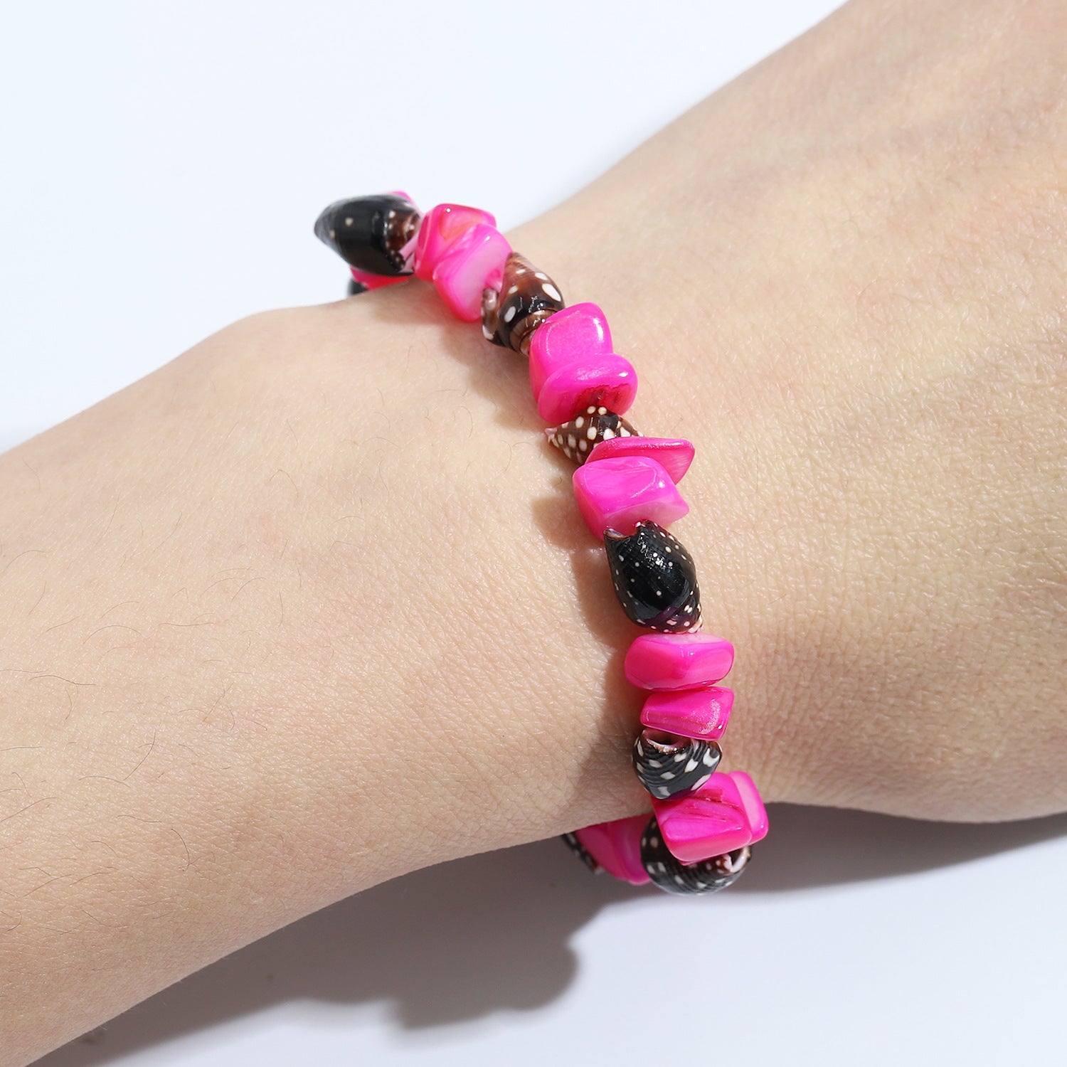 Wholesale Ethnic Style Natural Gravel and Shell Bracelet