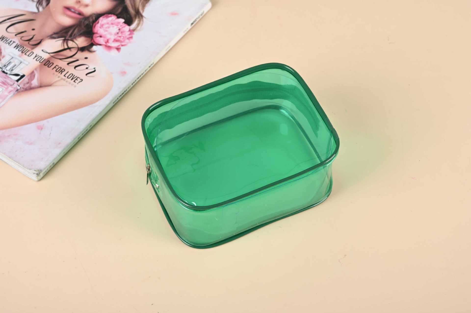 Wholesale Colorful Three-dimensional PVC Cosmetic Bag Portable Wash Storage Zipper Bag