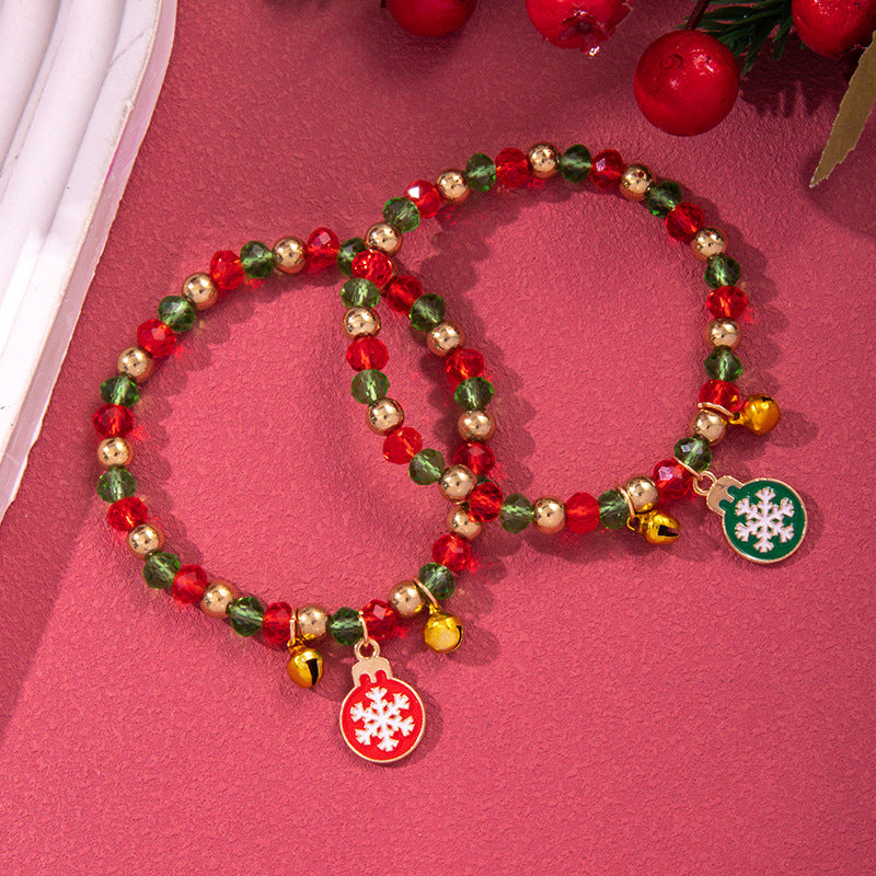 Wholesale Christmas bell  bracelets
