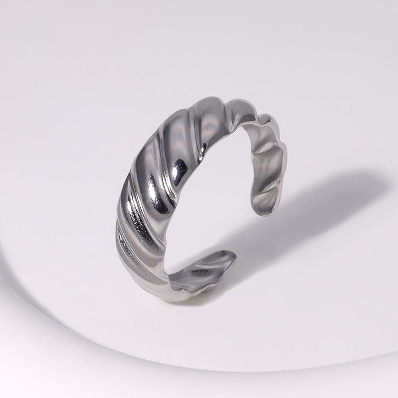 Wholesale Open-Style Stainless Steel Ring — Minimalist &  Understated Design ( Non-Fading)
