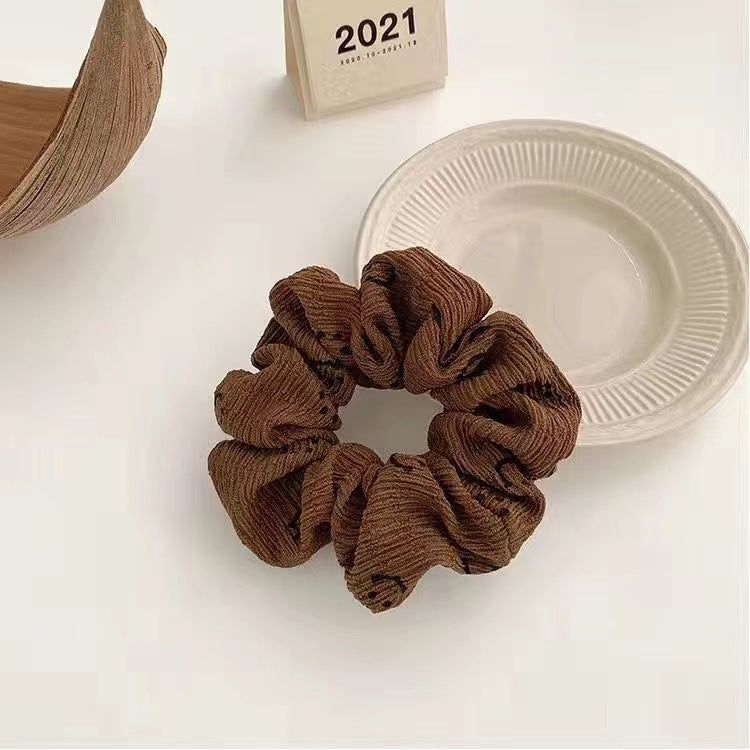 Wholesale Autumn and Winter milk brown Women's New Simple Head Rope Sweet Hair Accessories
