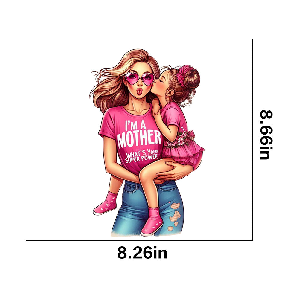 Wholesale Mother and child clothing UV DTF Ready to Press Transfers Wraps