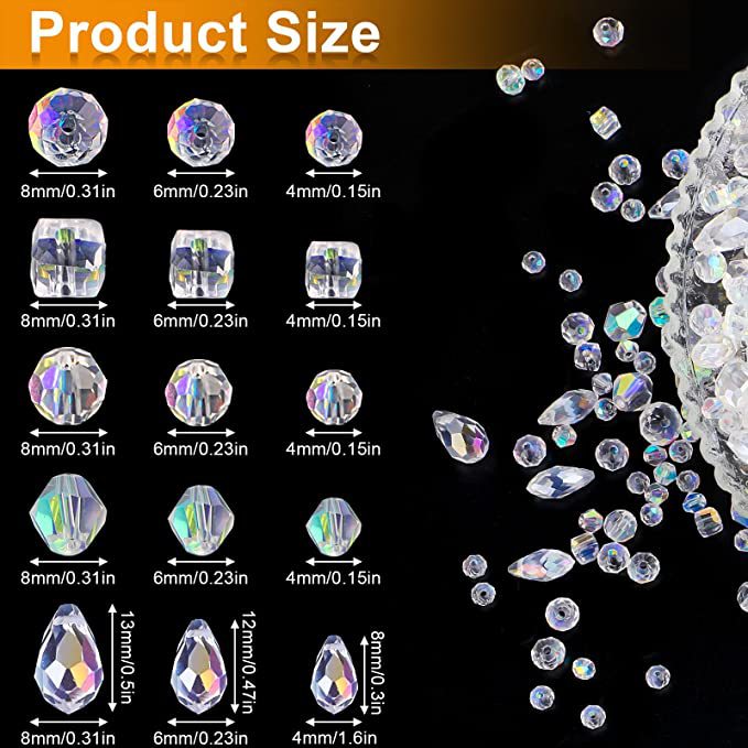 Wholesale 20Boxes Crystal DIY Glass Beads