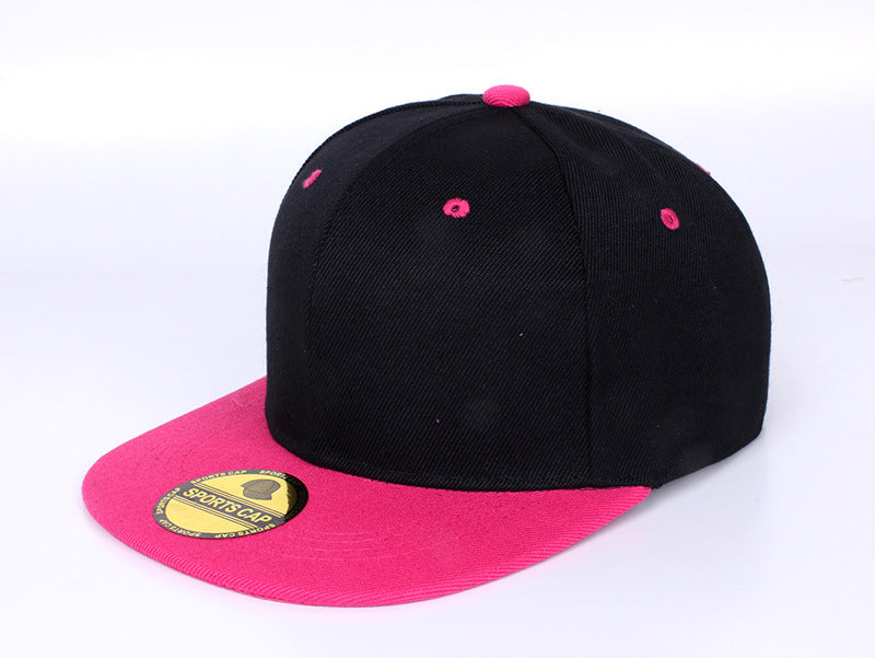 Wholesale solid color light board cap skateboard flat cap dead fly hip-hop blank baseball hat