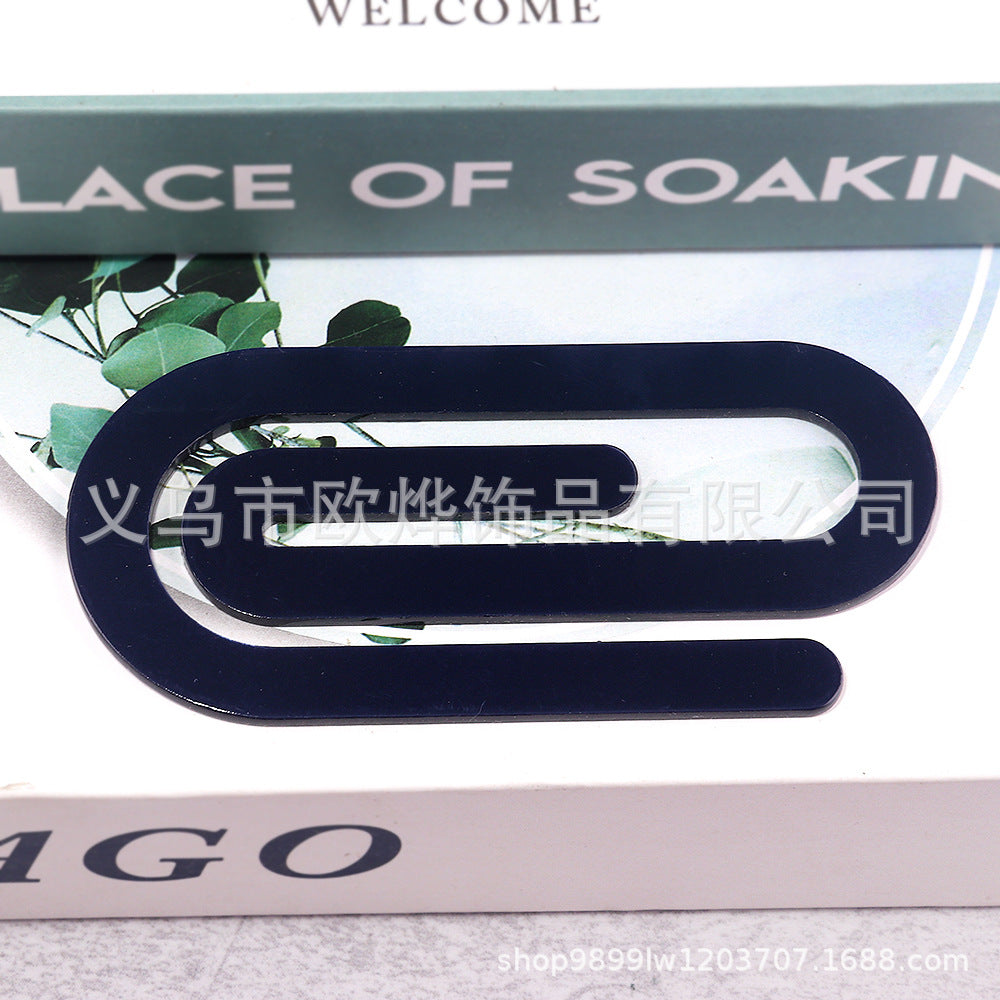 Wholesale 10pcs  Acrylic paperclip bookmark