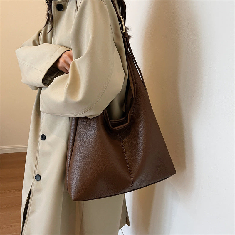 Wholesale 2023 PU Large Capacity One Shoulder Tote Bag