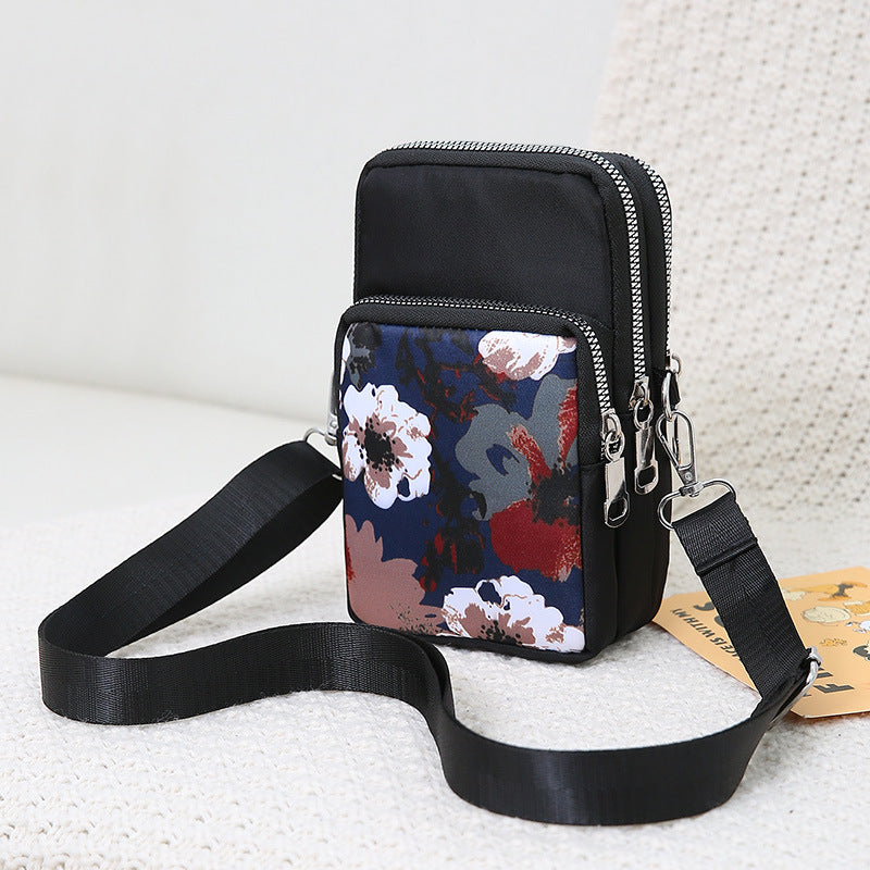 Wholesale Nylon Cell Phone Coin Purse National Style Diagonal Bag