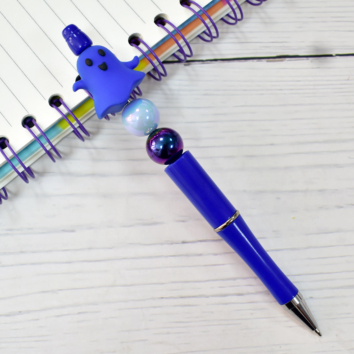 Wholesale 10pcs Cute Ghost  beaded pens