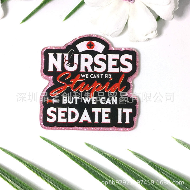 Wholesale 10pcs Nurses'  Day Acrylic Flatback