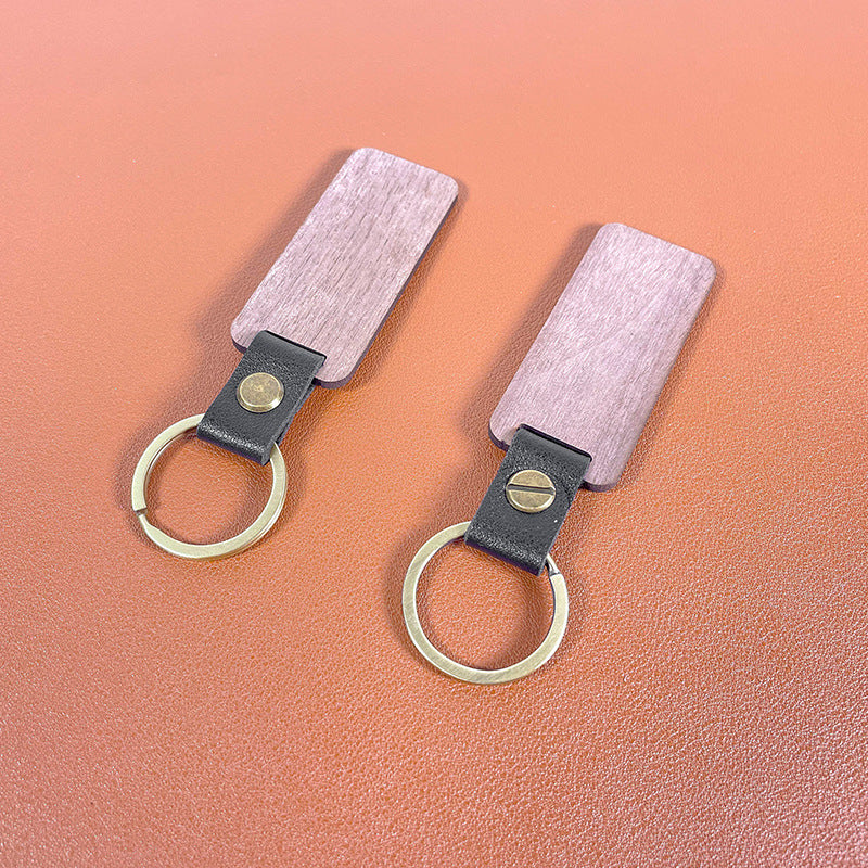Wholesale DIY Blank Wooden Keychains