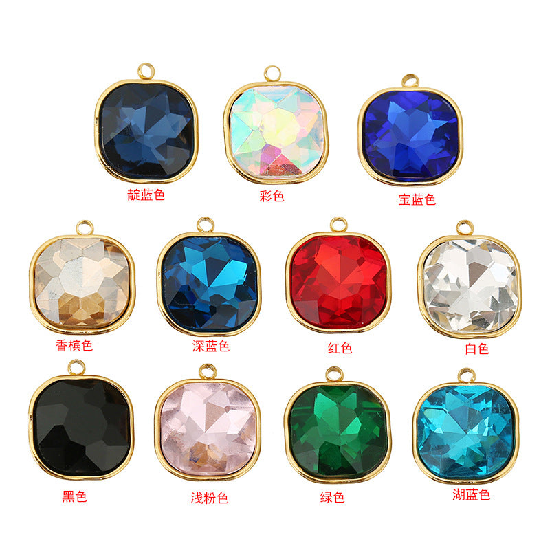 Wholesale Stainless Steel Crystal Pendant Heart Jewelry