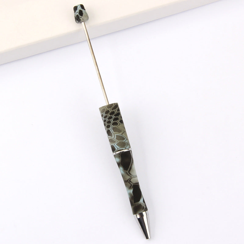 Wholesale Beadable Pens DIY for Beaded Cow Leopard Print Plastic Pen