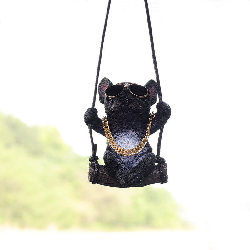 Wholesale Resin Puppy Car Pendant