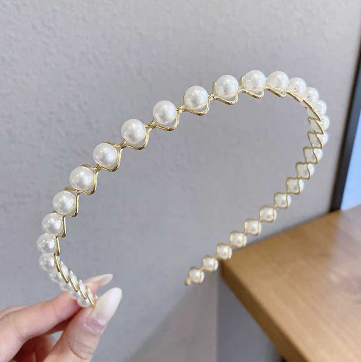 Wholesale Retro and high-end summer all-match pearl headband