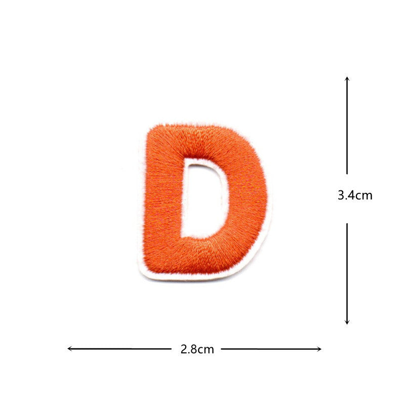 Wholesale Colorful numeric and English letters DIY Patches