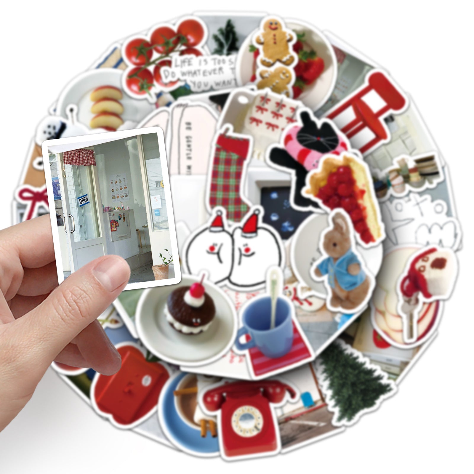 Wholesale 50pcs Daily Life Handbook Series Stickers