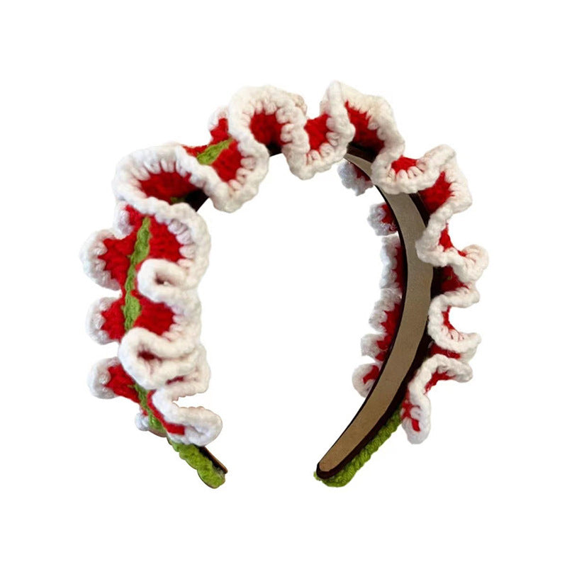 Wholesale Handwoven Christmas Hair Bands