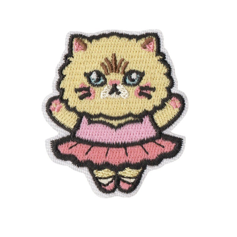 Wholesale Cat Embroidery Patch Set Iron On DIY Decorative Badges For Pencil Case And Pants Trendy Gift Boutique Resale