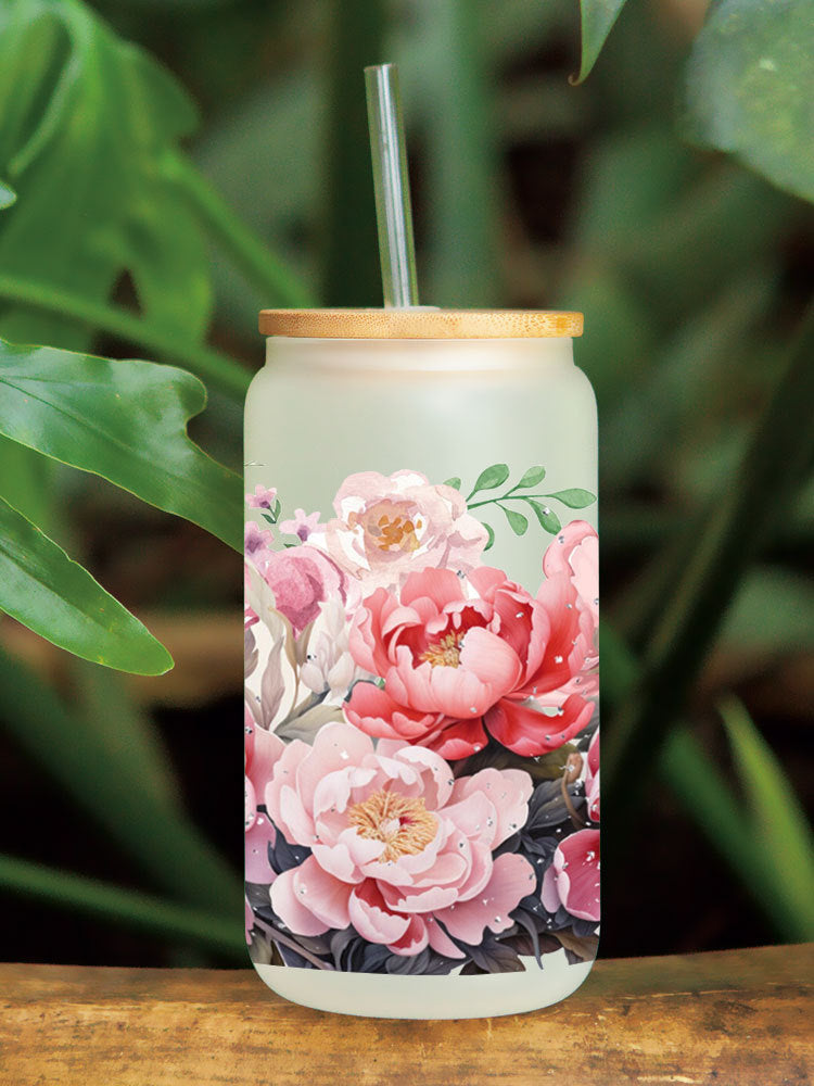 Wholesale Colorful Cartoon Butterfly Rose 16oz Cup UV DTF Wraps