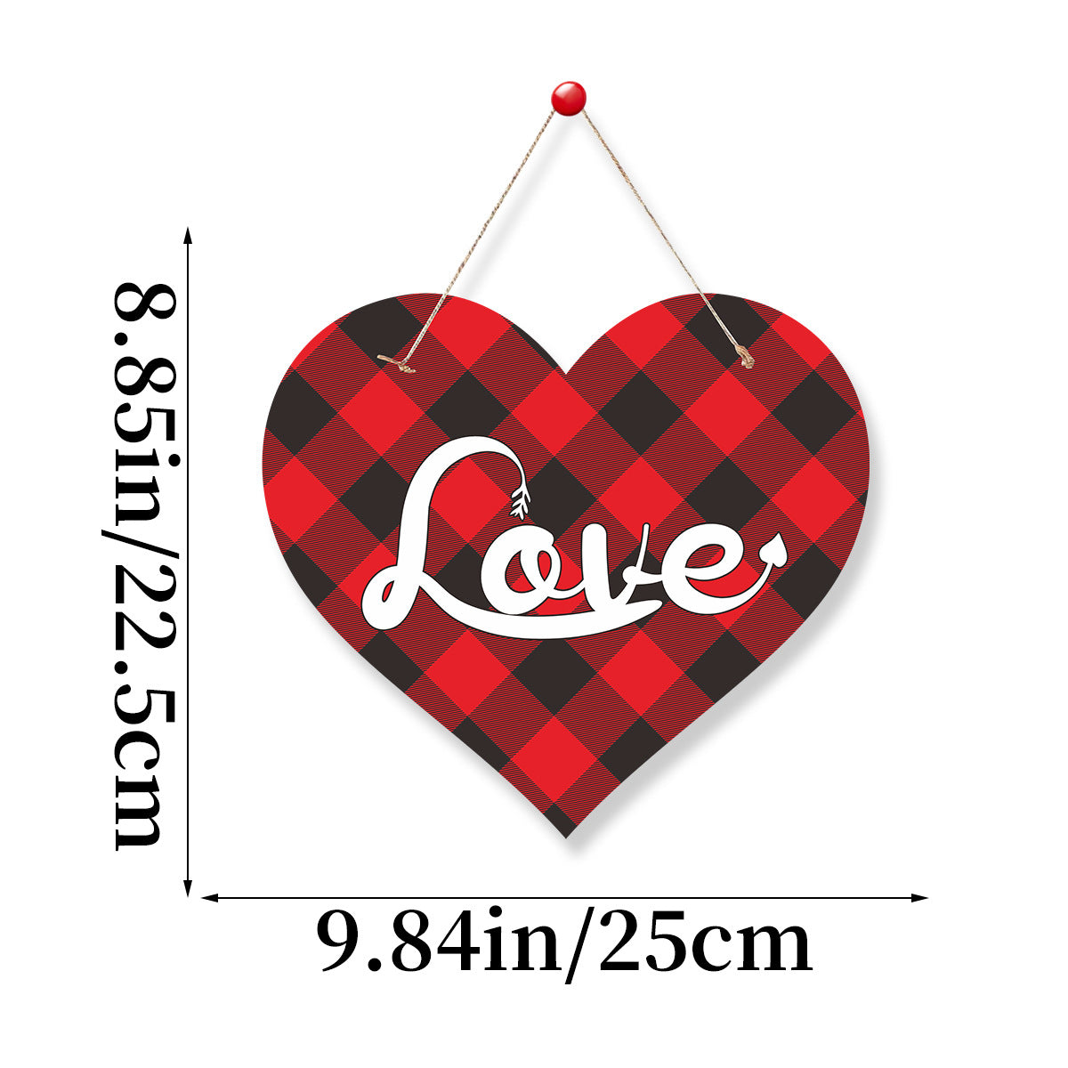 Wholesale of Paper Valentine's Day Party Decorations, Love Signs, Happy Valentine's Day House Signs