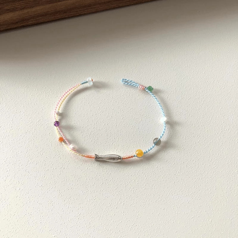 Wholesale Small fish braided rope bracelet Chinese ethnic style