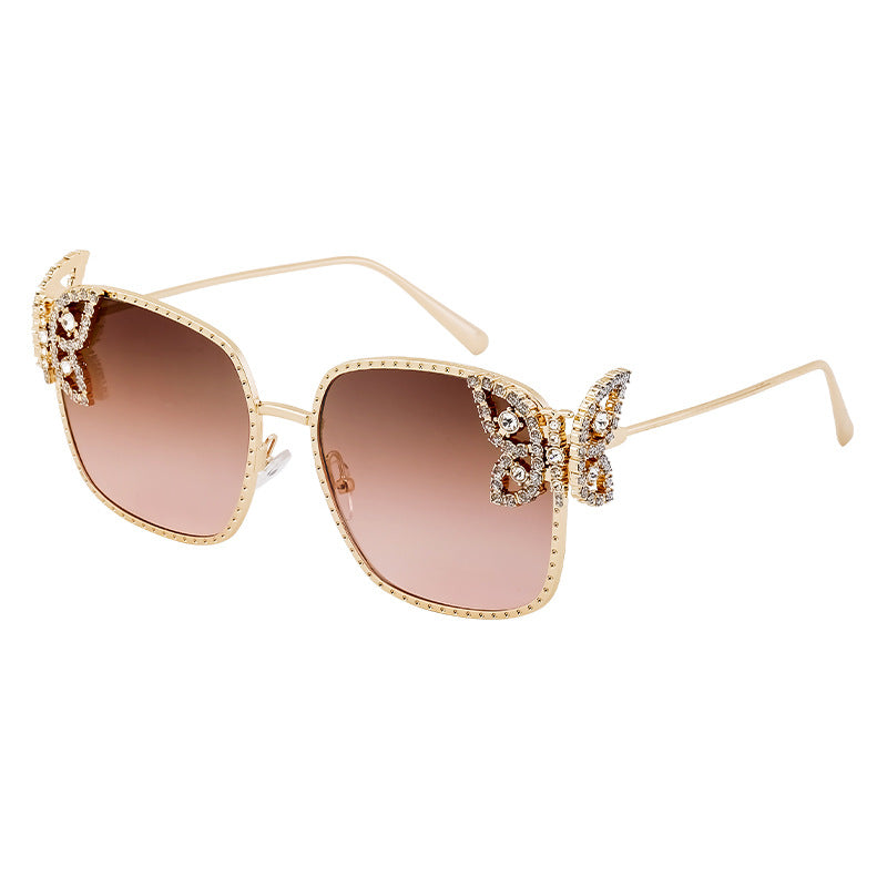 Wholesale Butterfly Diamond Sunglasses