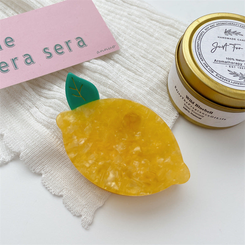 Wholesale Cute Strawberry Large Acetate Hair Clips