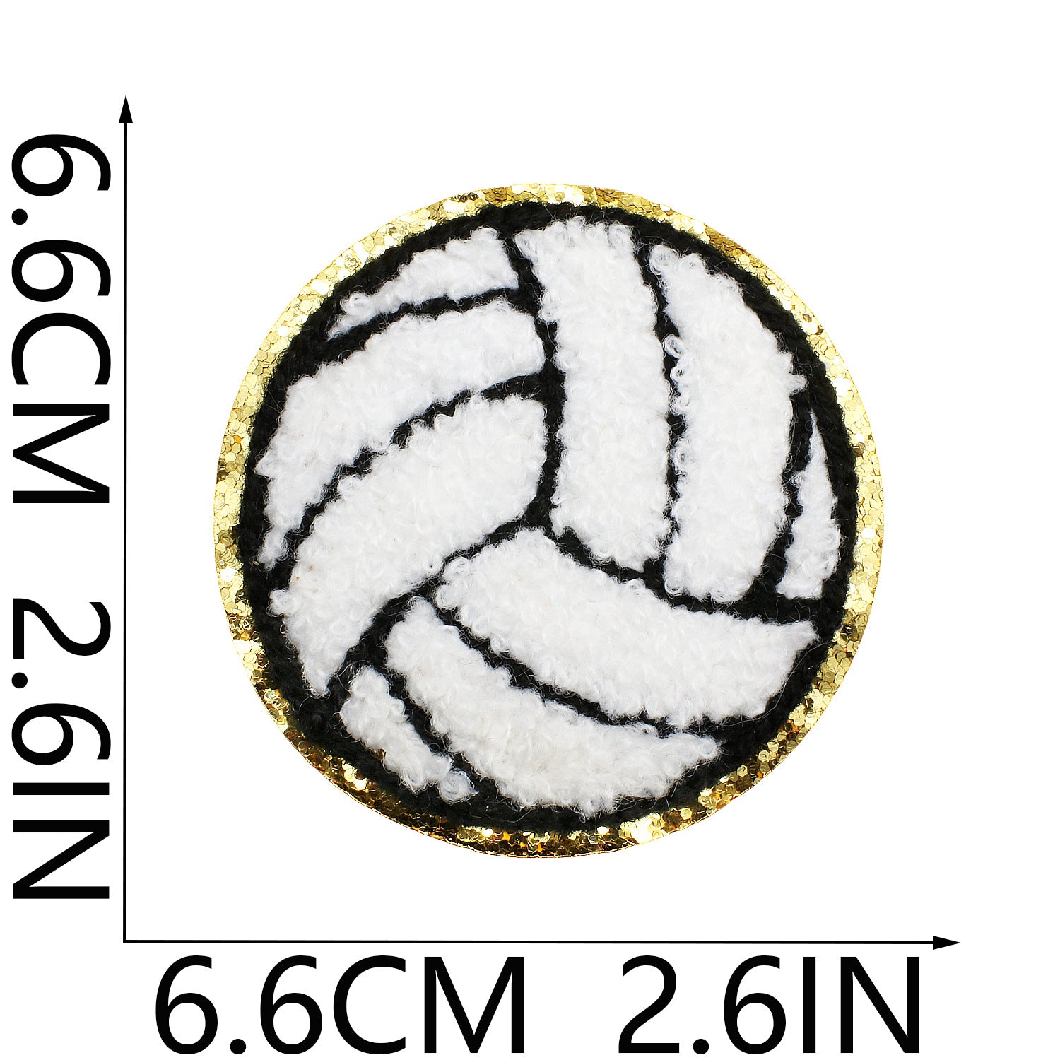 Wholesale Basketball Towel Embroidered Patch