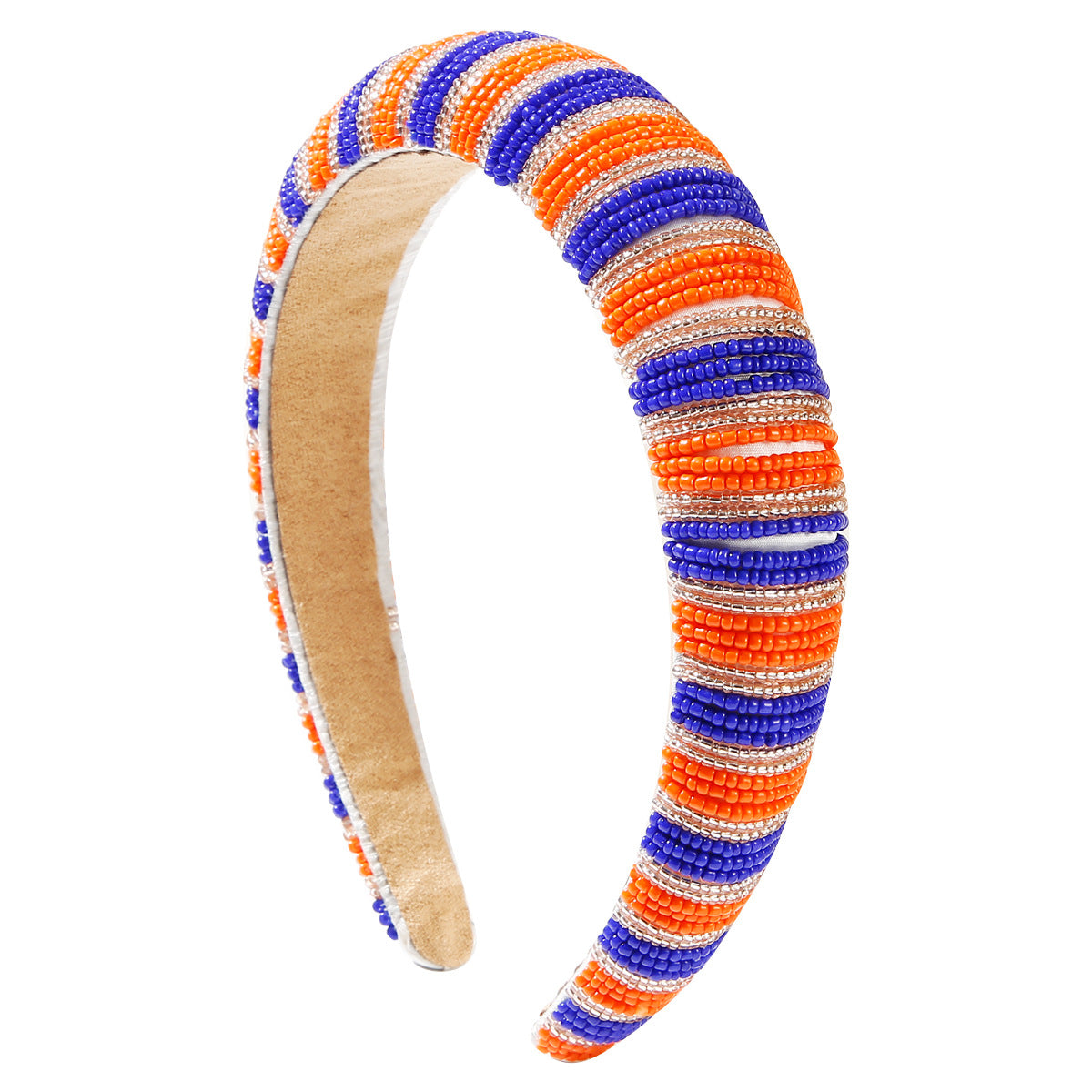 Wholesale Handmade crystal headband with color matching sponge high top